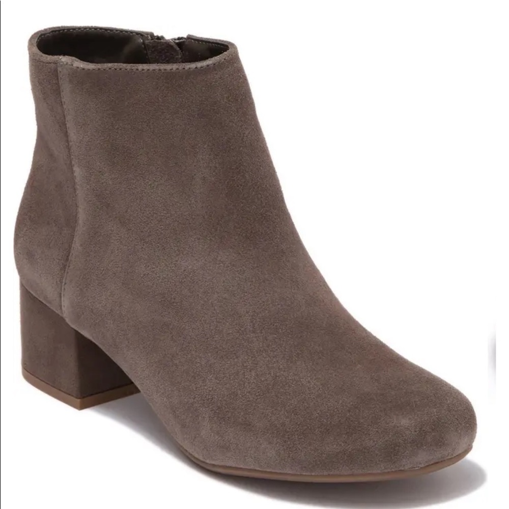 Reaction Kenneth Cole Road Stop Suede Ankle Boot Dark Taupe